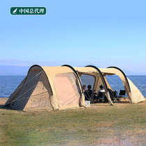 Japan DOD large t5 channel camping tent Family one room one hall camping luxury canopy thickened rainproof