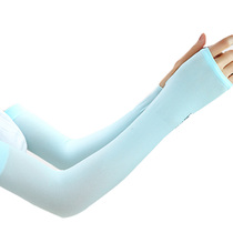 Sunscreen sleeve gloves Ice sleeves Mens and womens UV protection arm protection Cycling travel thin summer long gloves