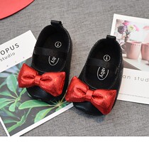 Spring and Autumn New Girl Baby Princess Shoes Soft Sand Non-slip 0-6-12 Month Pedestrian Shoes Baby Shoes 0-1 years old