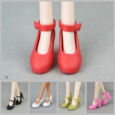 taobao agent Blythe Xinyi 30cm doll Doll joint LICCA flat feet azone Dreamfan shoes pair doll high heel