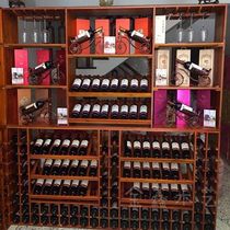 Creative wine rack solid wood wine display stand wooden wine cabinet fashion wine decoration floor-standing wine display stand
