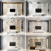 Art Glass TV Background wall frame Background Background Background wall Diaceon glass glass European self-adhesion