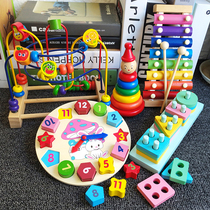 Childrens baby eight-tone hand knock piano 8 months baby puzzle early education music instrument toy Xylophone 0-1-2-3 years old