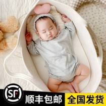 Baby lifting basket for portable on-board newborn hand basket baby grass choreography discharge sleeping basket cradle basket