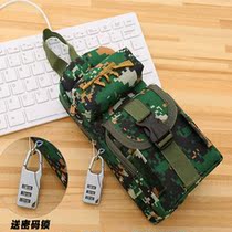 Camouflage pen bag children password pen case schoolbag shape pen bag Primary School junior high school student stationery bag