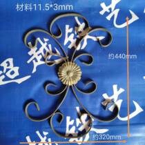 Iron Art Stairway Decoration Iron Eurostyle Stairway Accessories Welding Upright Pole Iron Art Stairway Door Building Crosswalk Forged and Flower Post