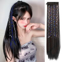 High Horsetail Strap Wig 2021 New Fashion Zama Tail Natural Dirty Braids Woman Long Hair Twist Braids Color