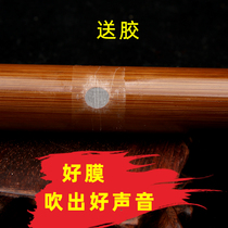 Send glue 2021 New flute film 5 Reed membrane beginner grade examination practice bamboo flute accessories set
