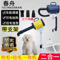 Chunzhou water blower dog shape pulling machine pet shop beauty Teddy vertical wind blowing machine hair drying artifact