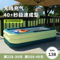 Swimming pool Household foldable baby baby swimming bucket Family adult child bath inflatable pool Large