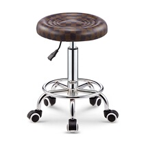 Beauty stool Barbershop chair Hair salon stool Rotating lifting round stool Big stool Nail stool pulley beauty salon