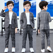 Childrens casual suit boys small suit suit spring and autumn Korean flower girl dress handsome middle and big child suit jacket