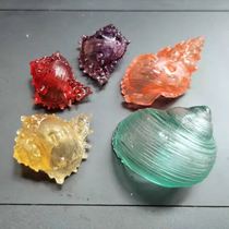 Transparent crystal shell pet host crab replacement shell bean ting crab house 3D printing sea snail organic glass