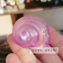 Hermit crab pet products replacement shell strawberry short wrist transparent crystal conch shell 3D printed resin glass