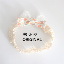 Baby girl cute bow hair accessories newborn baby hair band baby Princess full moon floral headdress baby girl headgear