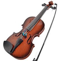 Violin solid wood childrens violin toys student beginner simulation violin instrument true string can play
