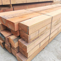 Pineapple grid anticorrosive wood outdoor wood plaster wood sleeper column beam outdoor solid wood pine board floor