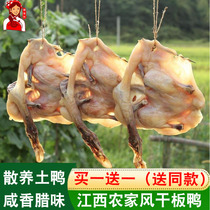 Suichuan Plate duck Jiangxi specialty sun dried duck farm homemade traditional handmade salted duck whole duck Hair 2