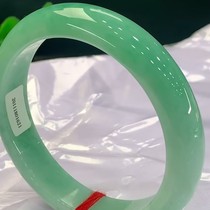 Burma A goods jade ice seed Green Violet spring color red ink Cui Fei snow cotton Imperial Concubine circle round bracelet a