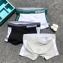 Pure Cotton Mens Pants Mens Flat Corner Pants Young Guys Summer Personality Students Mens Sexy Four-corner Pants Head Summer