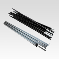 Wolf walker outdoor camping camping tent foyer pole bracket accessories can be spliced telescopic aluminum alloy thickened tent pole