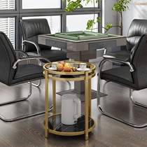 Mahjong table tea table tea water shelf card table Shelf Chess room Playing Card room Ashtag Side Table Ashtrays Cup Shelf