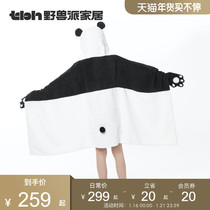 tbh Fauvism Home Childrens bathrobe panda Bang series cotton cloak absorbent cotton hooded bathrobe