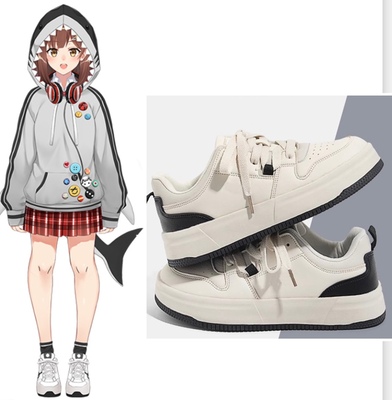 taobao agent Virtuareal Qihai Nana7mi is originally a shark sweater cosplay shoes spot