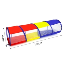 Crawling teaching aids children sunshine indoor rainbow tunnel tent sensory tunnel training kindergarten baby toys