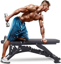 Adjustable folding dumbbell stool professional fitness chair commercial multifunctional home bench bench bench gym bird training stool