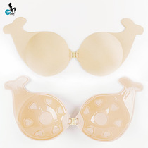 The new invisible silicone bra wedding dress gathers small breasts chest stickers lifting breast stickers secondary breasts big breasts thin rt