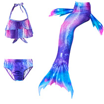 Childrens mermaid swimsuit Mermaid tail girls princess clothes girls new foreign style split swimsuit