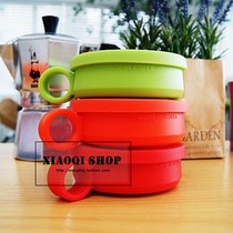 Korea imported idea travel folding water cup Creative silicone telescopic cup Outdoor portable folding cup mouthwash cup