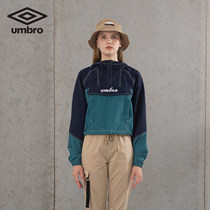 Lightweight umbro Yinbao 2021 autumn and winter casual womens small hooded sportswear trench coat womens top women