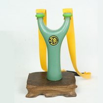 Bow road round support free binding flat leather slingshot speed binding ring seconds loading rubber band hard resin reverse bending bamboo flying Tiger Fork
