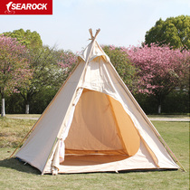 Pyramid tent Canopy Indian cotton tent Outdoor camping rainproof camping cotton canopy Spire tent