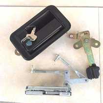 Excavator parts Shandong Lingong 60 65 cab door door lock assembly Outer handle inner handle lock block excellent