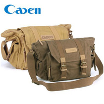 Kaden F1 canvas casual SLR bag Camera bag shoulder outdoor photography bag one machine two mirror SLR bag