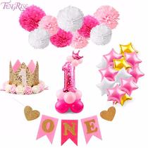 Birthday Decoration Girl Pink Unicorn Balloons Baby