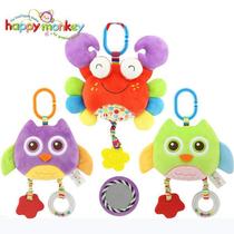 new arrive baby cartoon animal mirror plush toy newbron toys