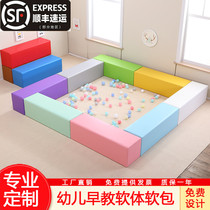 Kindergarten soft thickening combination Early education center fence Childrens soft package Park Anti-collision package Playground customization