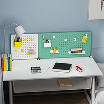 Desk hole plate shelf can be clamped with hardware accessories Dyson display frame metal-free punch bedroom desktop reception