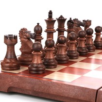 Chess magnetic childrens competition folding chess AIA wood plastic large and medium small portable chessboard