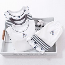 Japanese children autumn clothes and trousers set childrens home pajama pants boys spring and autumn thin home clothing long sleeves
