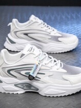 Li Ning mens shoes 2023 new summer youth mesh sports shoes casual running mens models increase old tide shoes