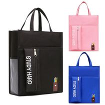 Junior High School file bag large capacity Student Supplement bag Oxford canvas tote bag men carrying bag