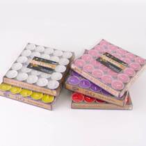 Candle romantic wedding white hotel small candle heating teapot base birthday round tea wax aroma cooking tea oven