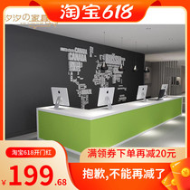 Real estate front desk desk Agent reception desk Consulting agent Bar table Travel agency cash register counter