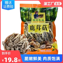 Yunnan Antler Mushrooms Dry Goods Special-grade Fresh Antler Fungus Dried Fungus Hot Pot hot pot Soup Ingredients 500g Mushroom Powder