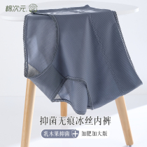 Cotton dimensional pregnant women underwear cotton winter high waist summer large size third trimester early non-trace Ice Silk does not belly
